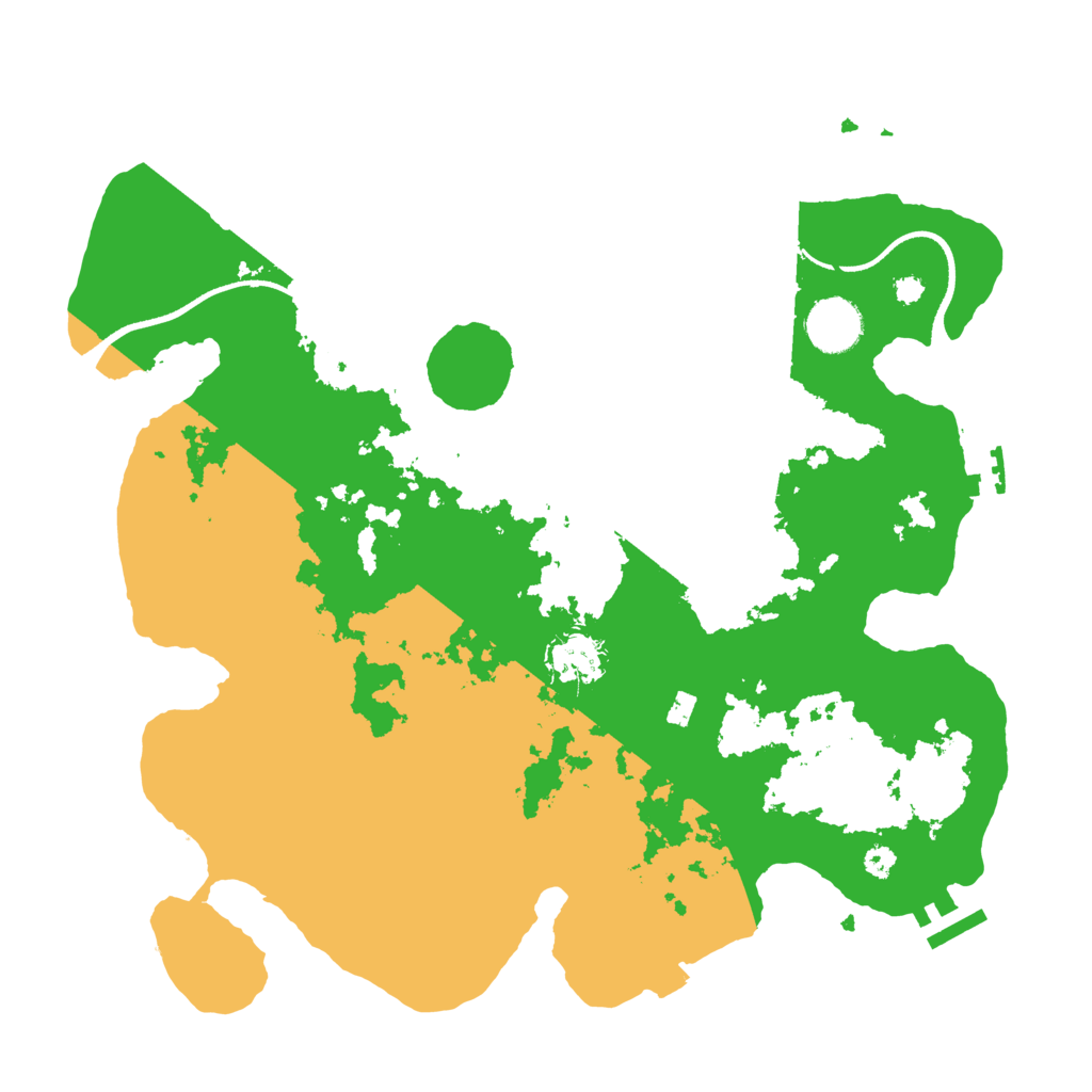 Biome Rust Map: Procedural Map, Size: 3500, Seed: 816092