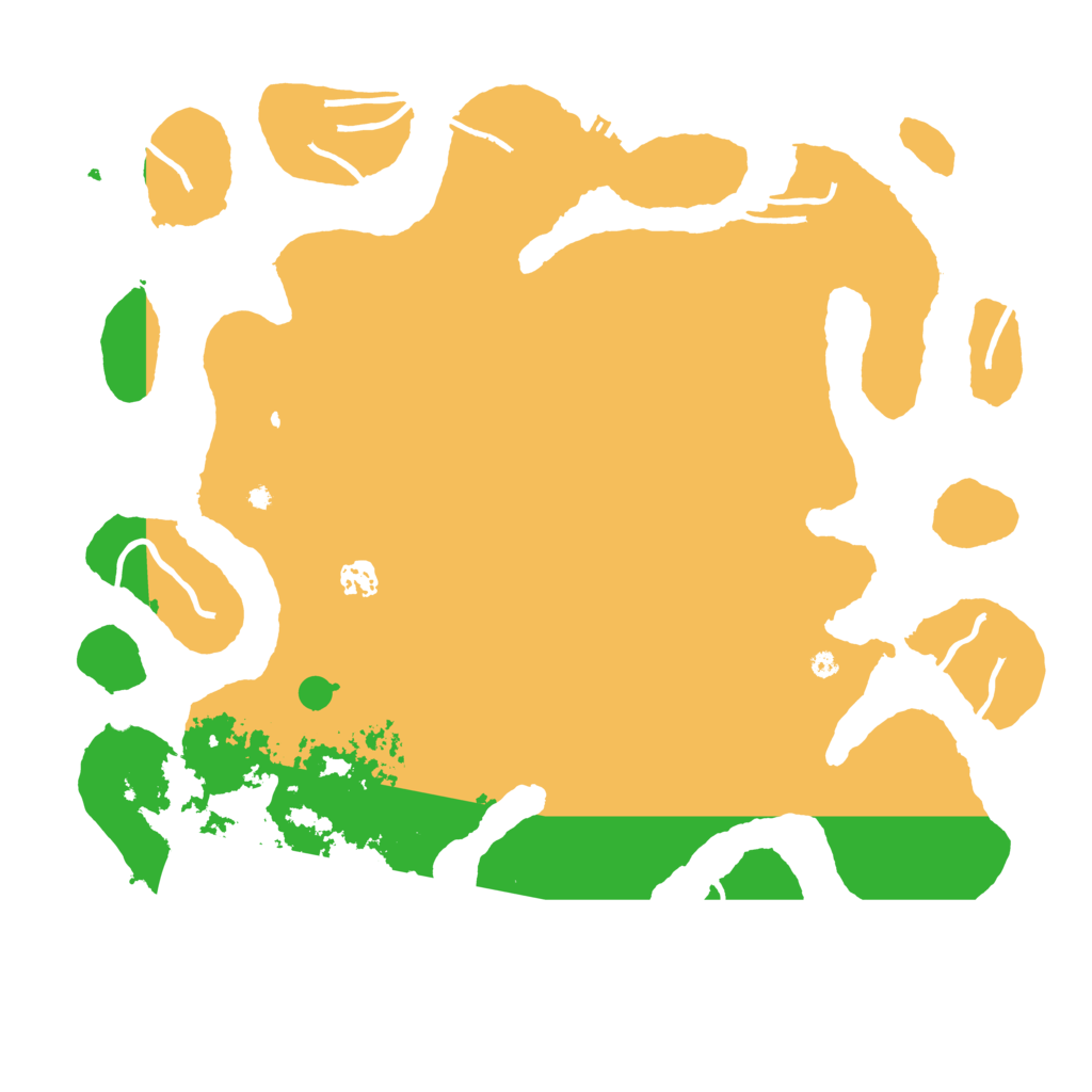 Biome Rust Map: Procedural Map, Size: 4250, Seed: 88827229