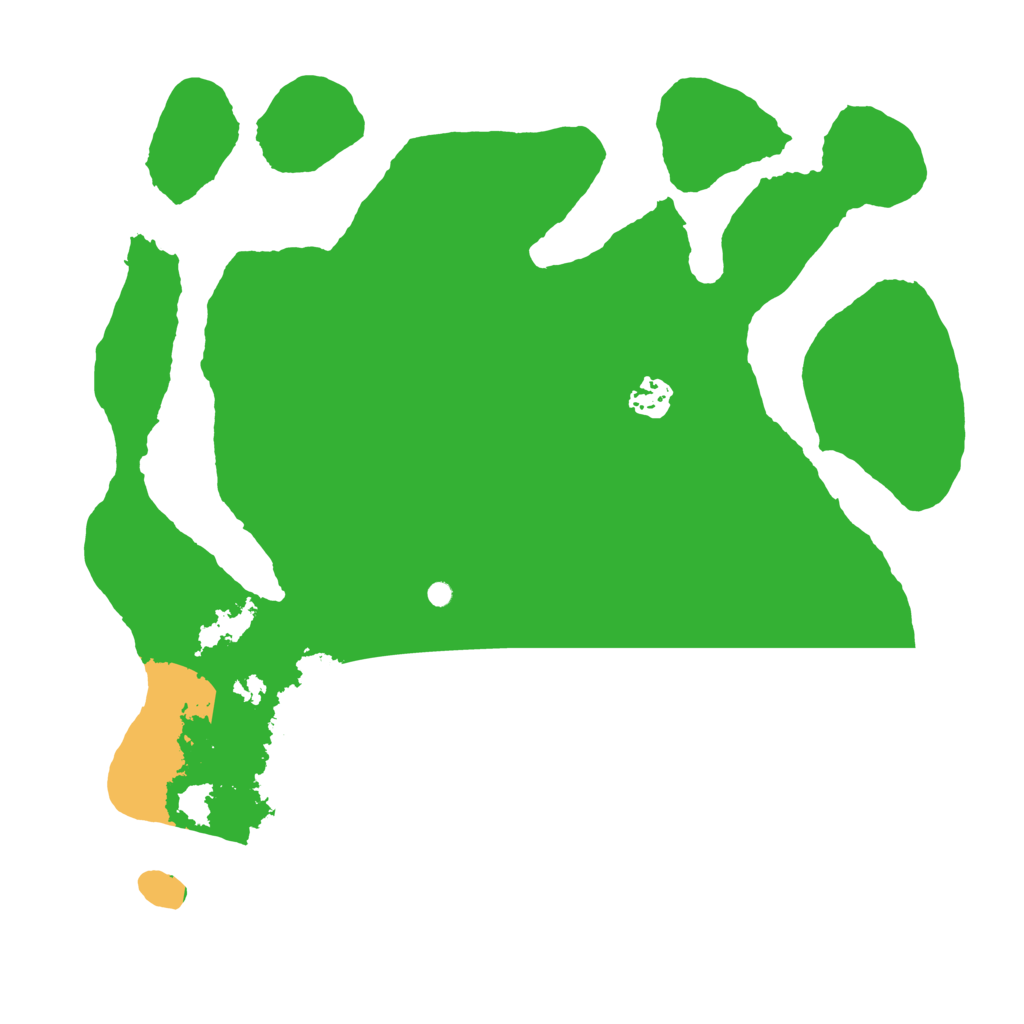 Biome Rust Map: Barren, Size: 3700, Seed: 3300