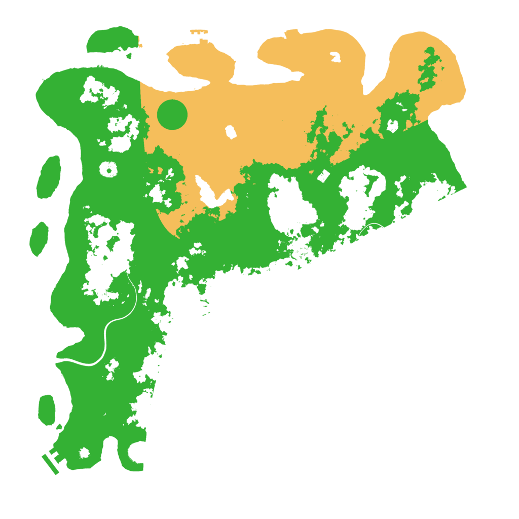 Biome Rust Map: Procedural Map, Size: 4500, Seed: 611890