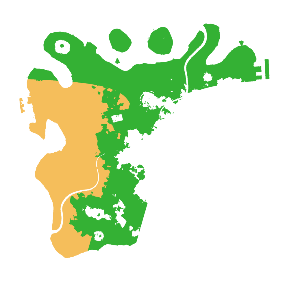 Biome Rust Map: Procedural Map, Size: 3000, Seed: 2434675