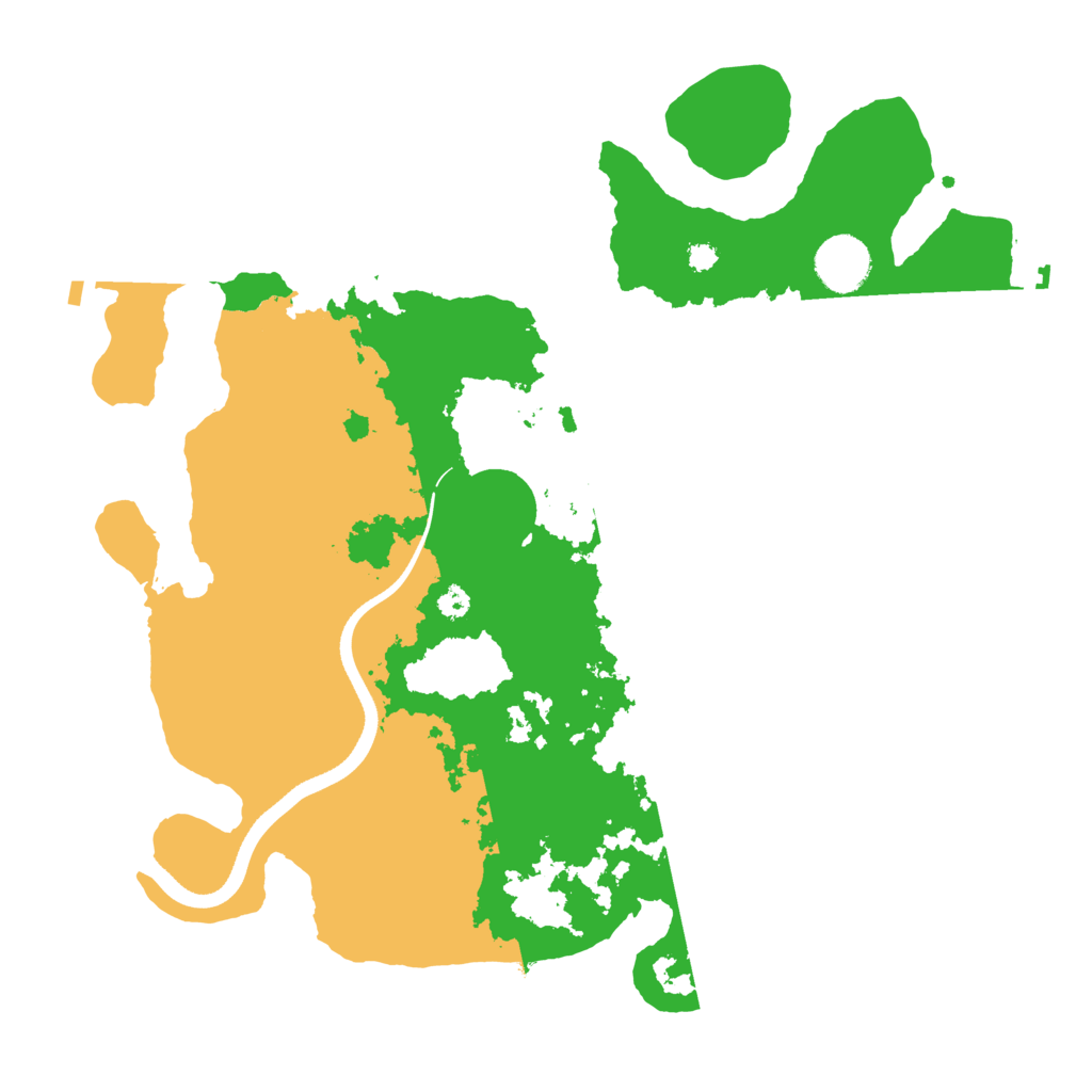 Biome Rust Map: Procedural Map, Size: 3500, Seed: 2630141