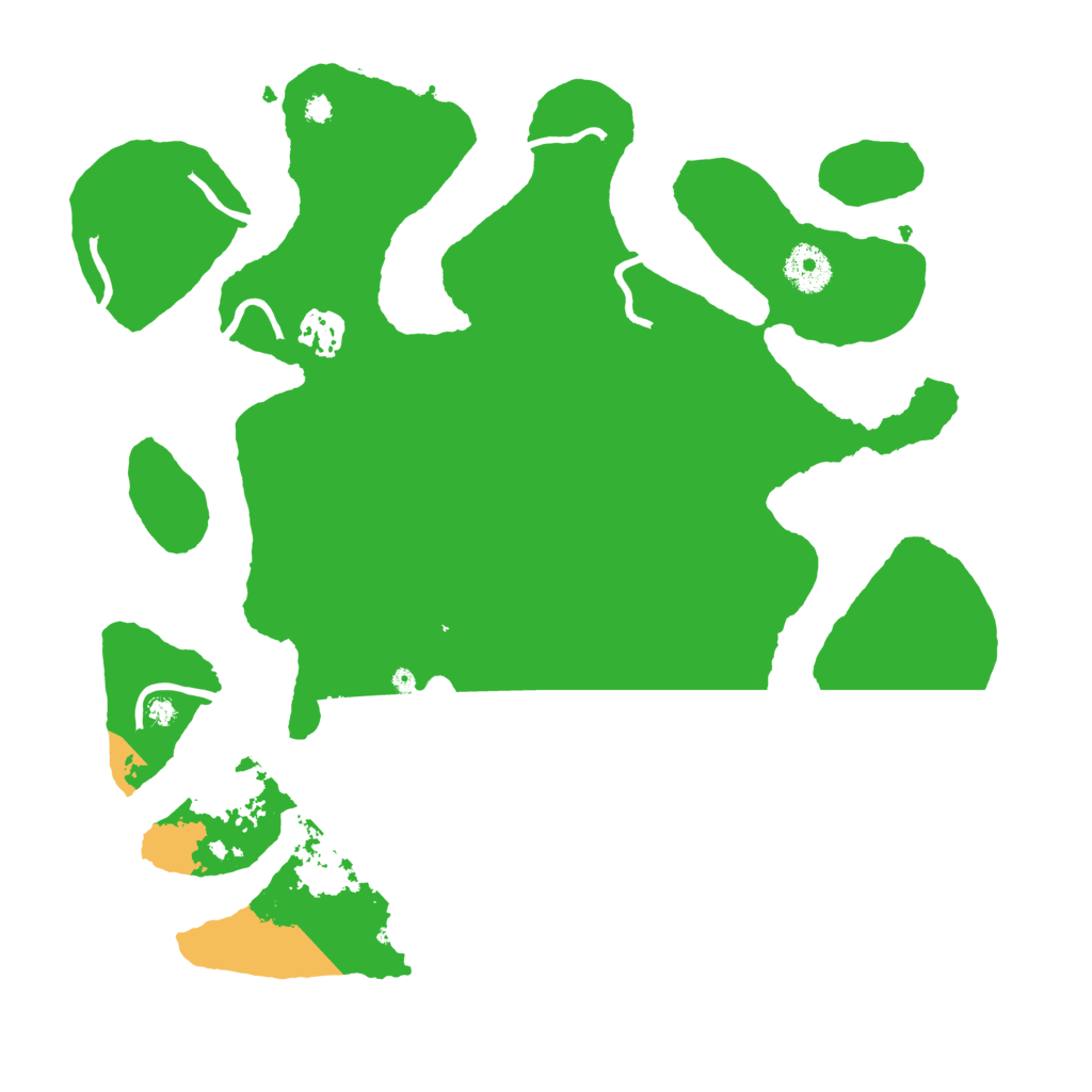 Biome Rust Map: Procedural Map, Size: 3500, Seed: 911189