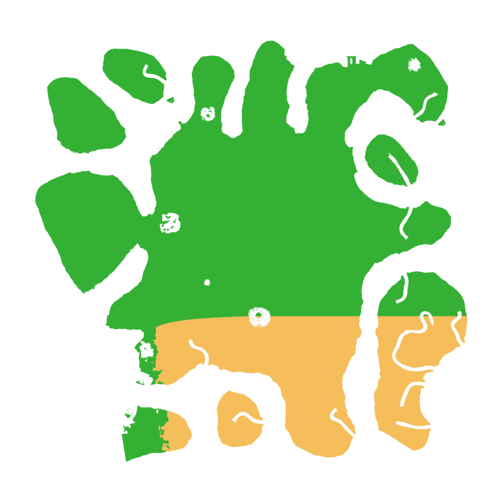 Biome Rust Map: Procedural Map, Size: 3550, Seed: 332565