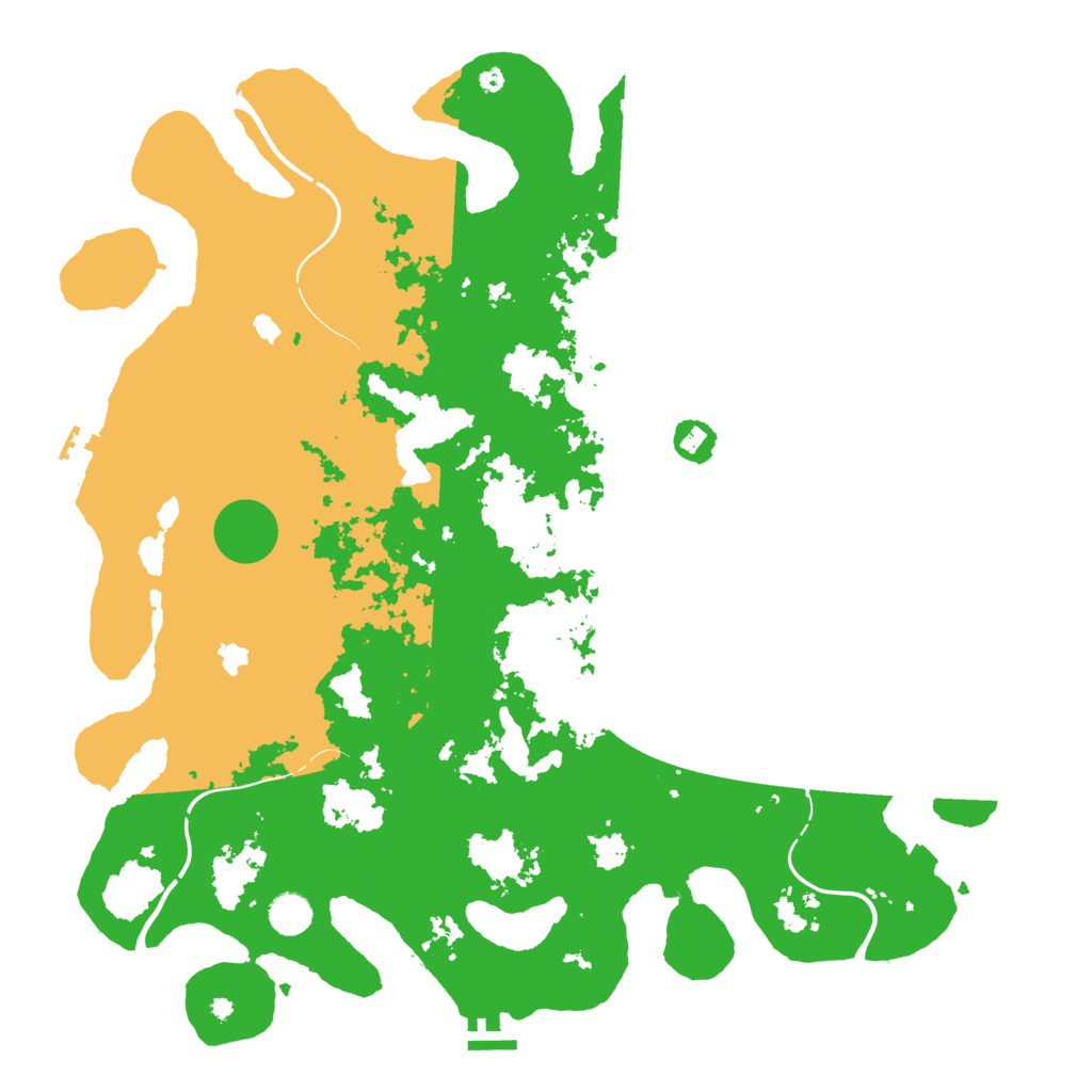 Biome Rust Map: Procedural Map, Size: 4500, Seed: 4554792