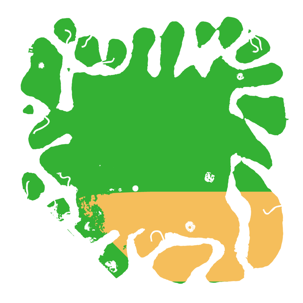 Biome Rust Map: Procedural Map, Size: 4500, Seed: 1337599