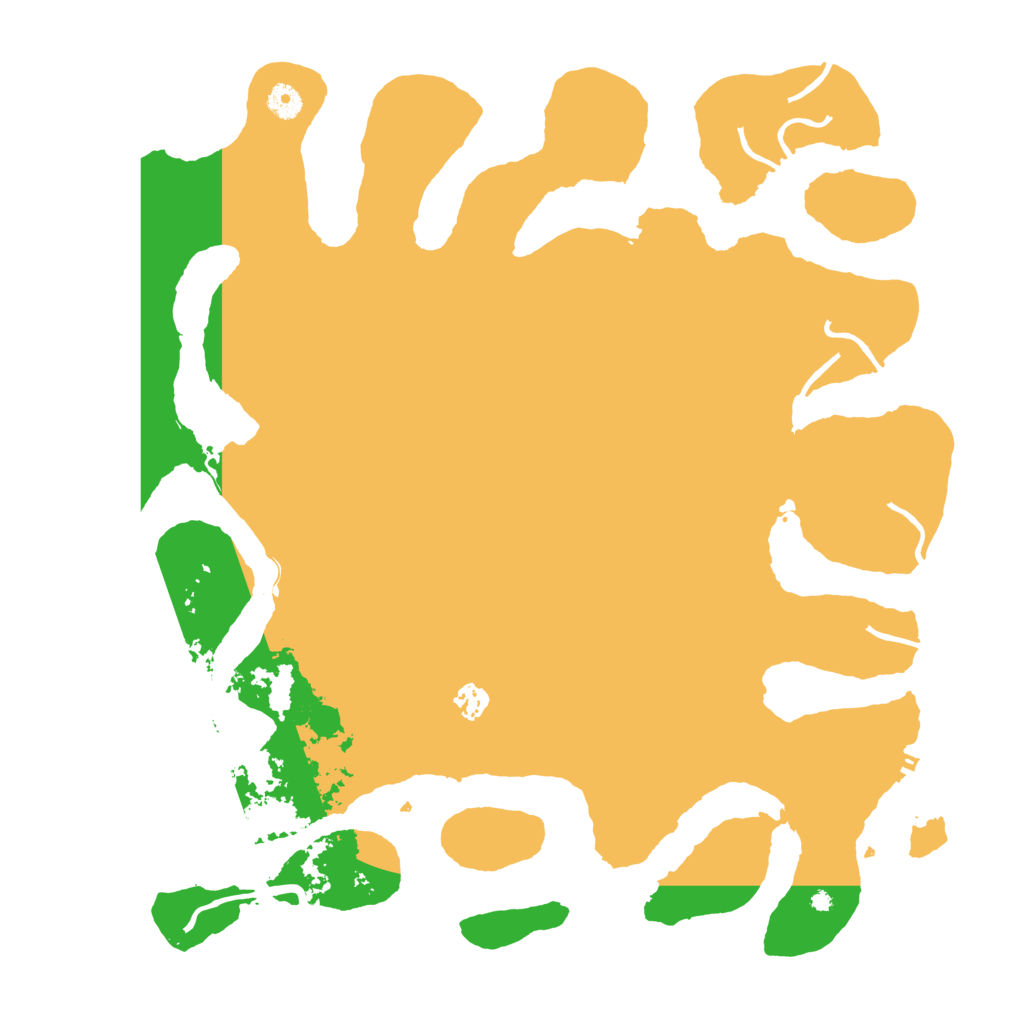 Biome Rust Map: Procedural Map, Size: 4500, Seed: 3478995