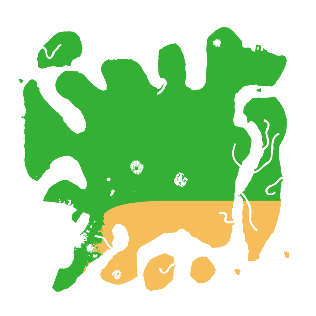 Biome Rust Map: Procedural Map, Size: 3550, Seed: 131207