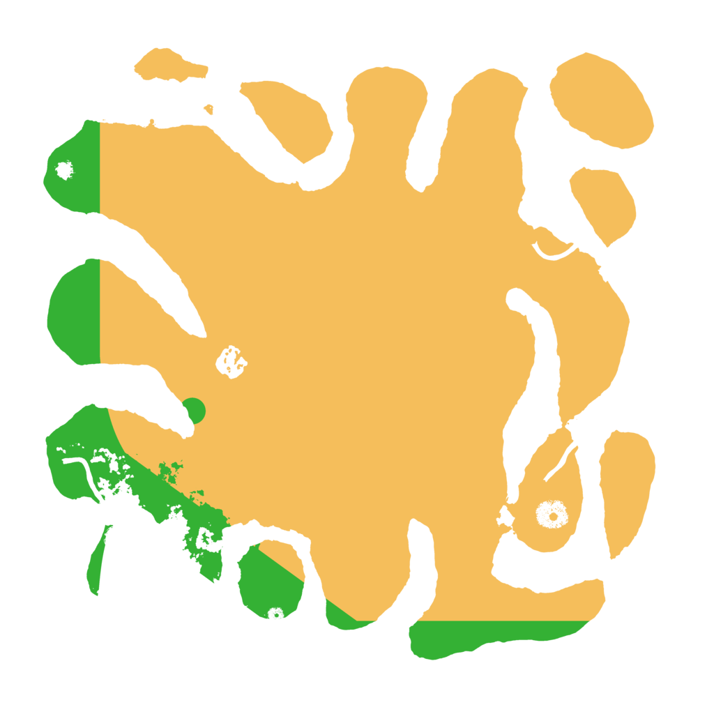 Biome Rust Map: Procedural Map, Size: 3550, Seed: 87873