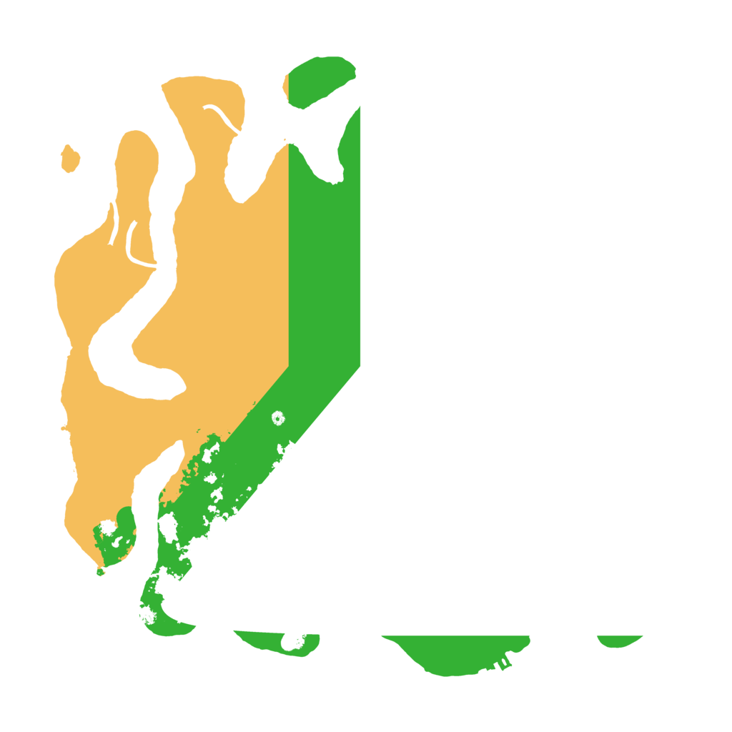 Biome Rust Map: Procedural Map, Size: 4000, Seed: 1234555517