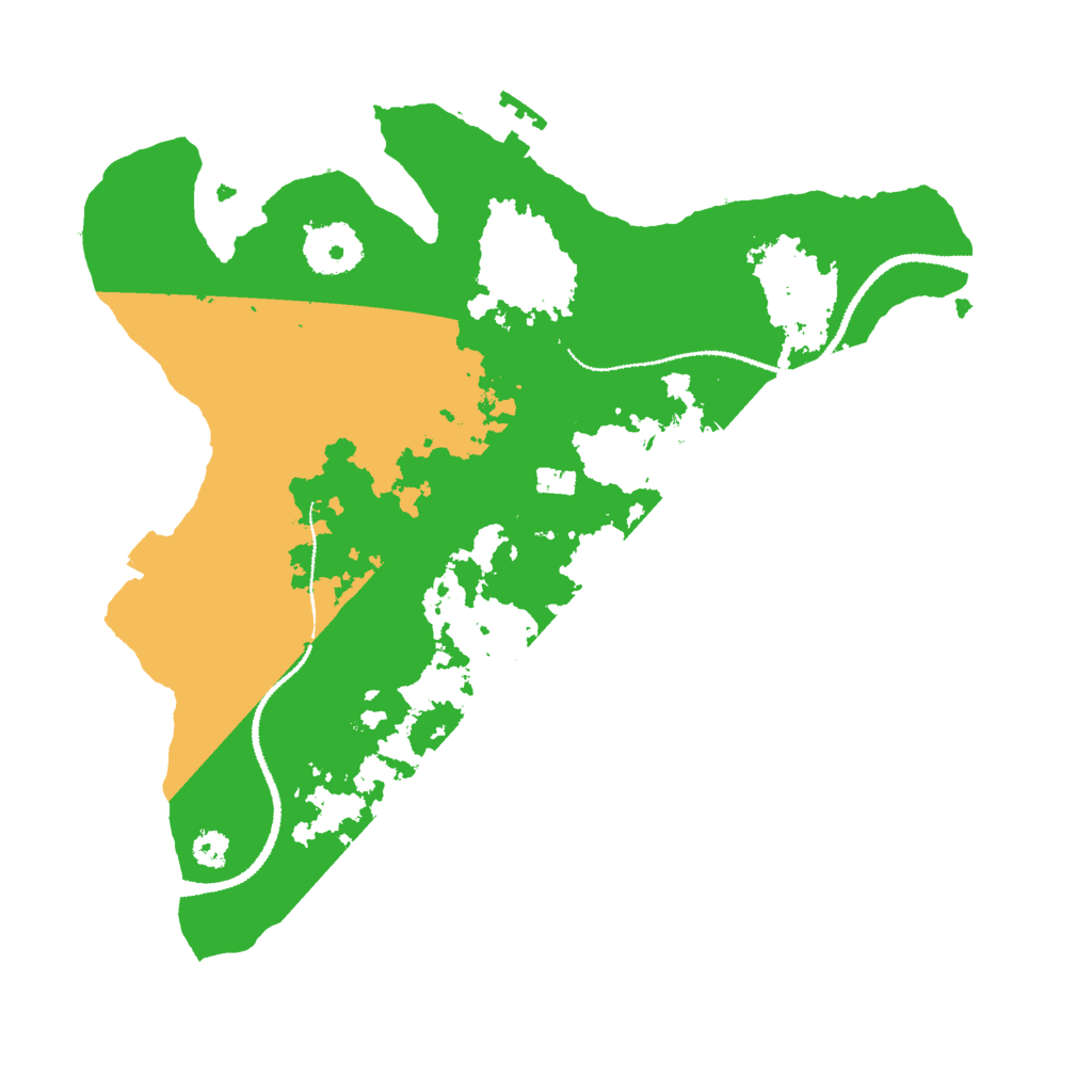 Biome Rust Map: Procedural Map, Size: 3000, Seed: 83098341