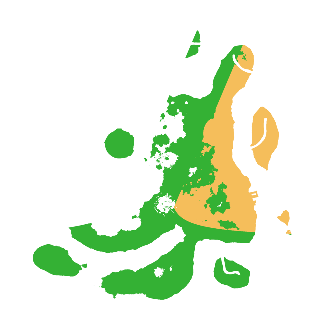 Biome Rust Map: Procedural Map, Size: 3000, Seed: 1378560675