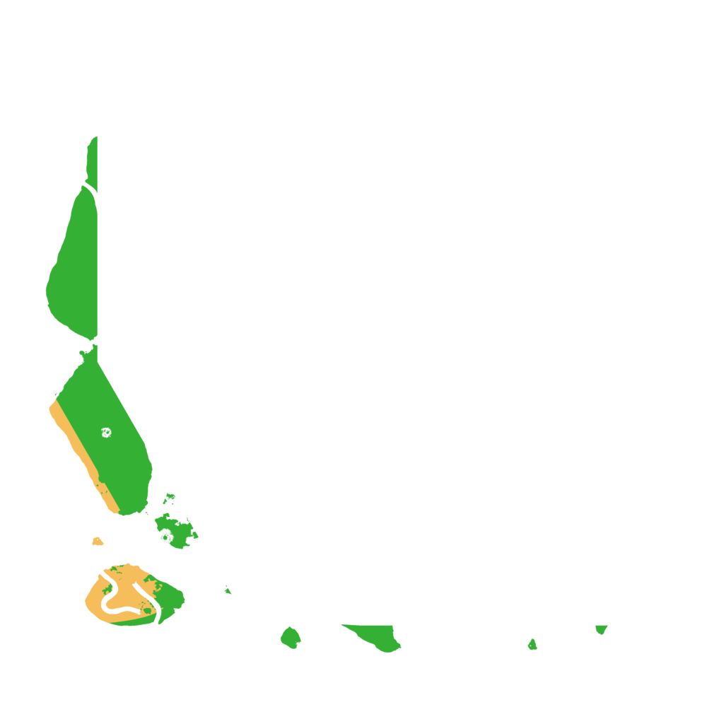 Biome Rust Map: Procedural Map, Size: 3550, Seed: 555426