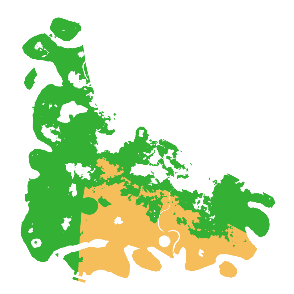 Biome Rust Map: Procedural Map, Size: 4500, Seed: 2181438