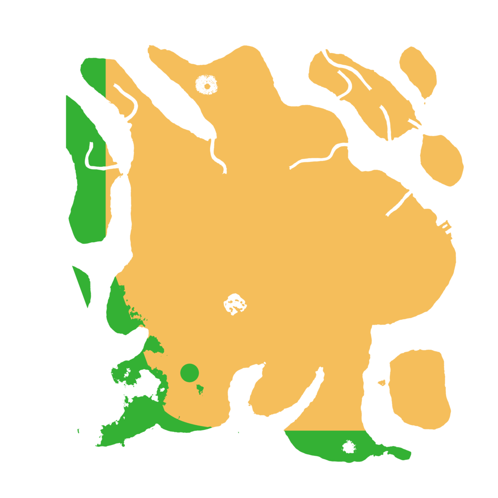 Biome Rust Map: Procedural Map, Size: 3550, Seed: 698475