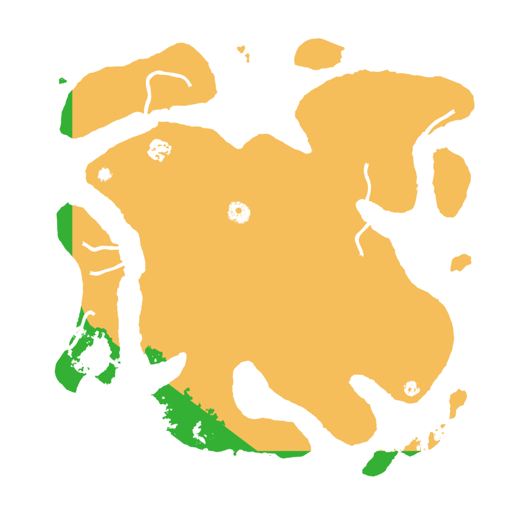 Biome Rust Map: Procedural Map, Size: 3500, Seed: 15050635