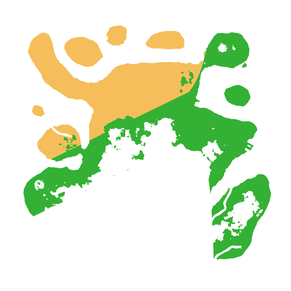 Biome Rust Map: Procedural Map, Size: 3000, Seed: 44247140