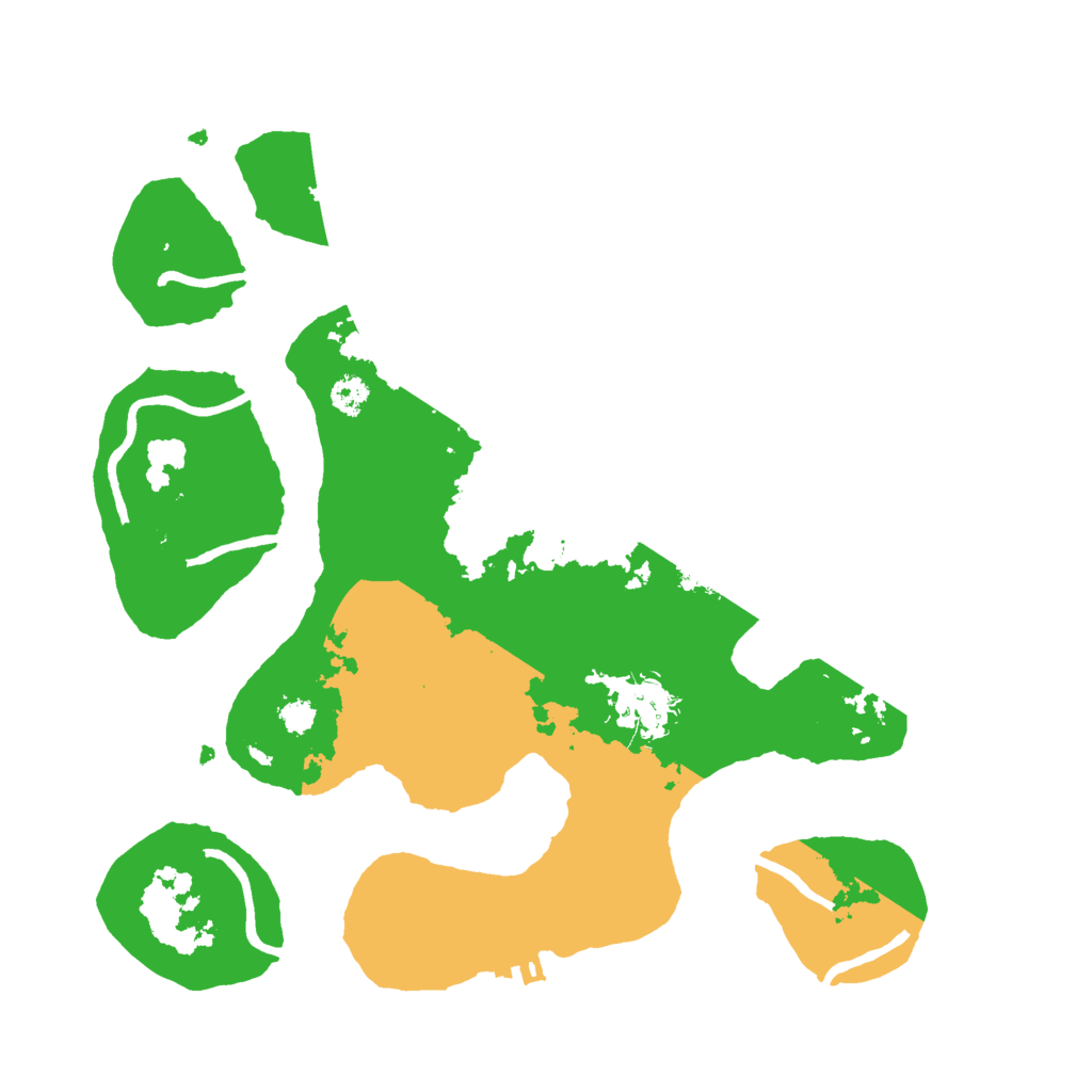 Biome Rust Map: Procedural Map, Size: 3000, Seed: 1891648506