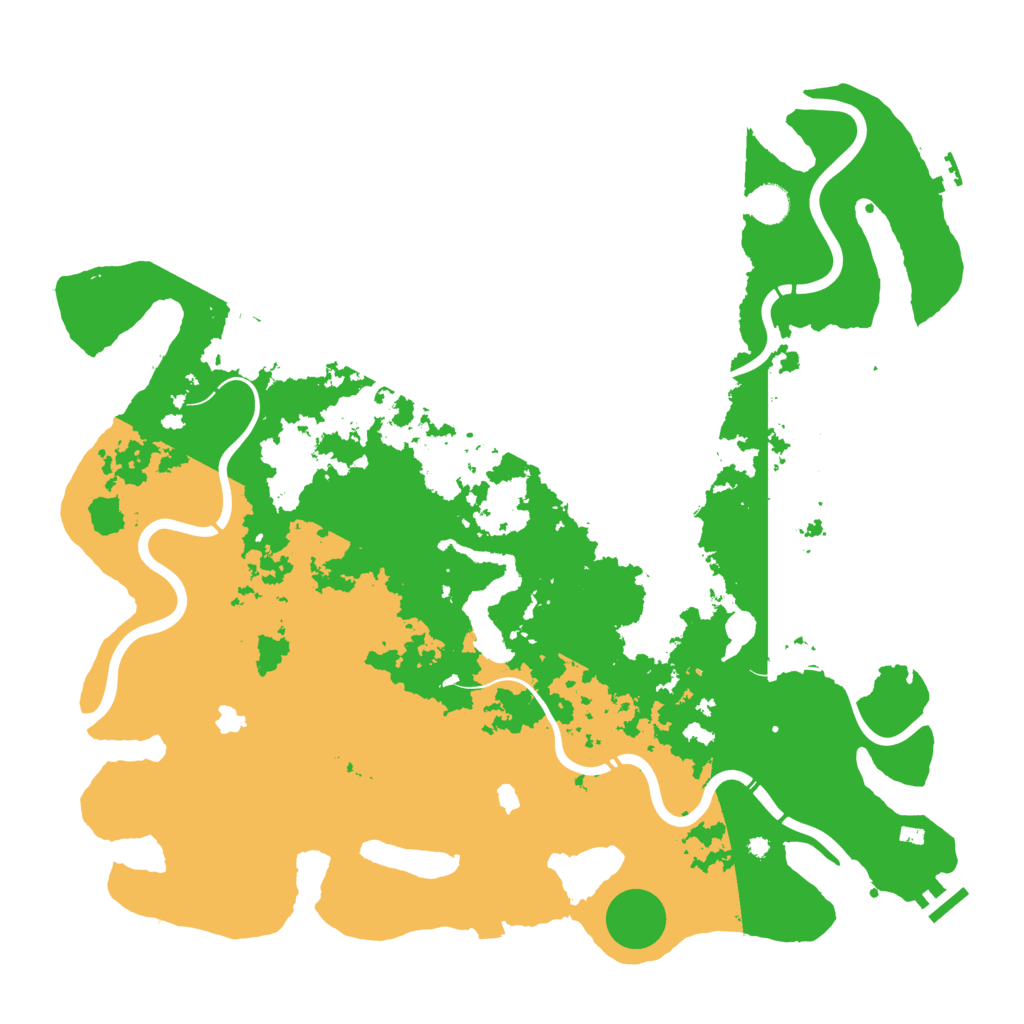 Biome Rust Map: Procedural Map, Size: 4500, Seed: 4046017