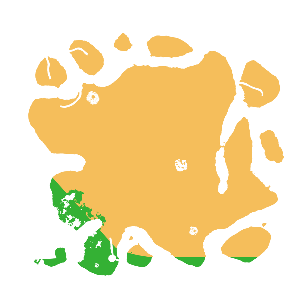 Biome Rust Map: Procedural Map, Size: 3550, Seed: 834600