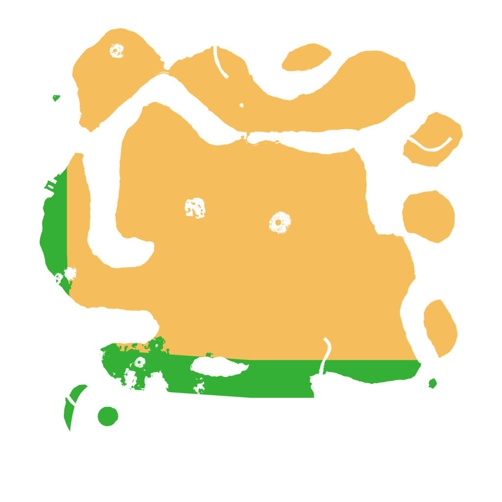 Biome Rust Map: Procedural Map, Size: 3500, Seed: 5174675