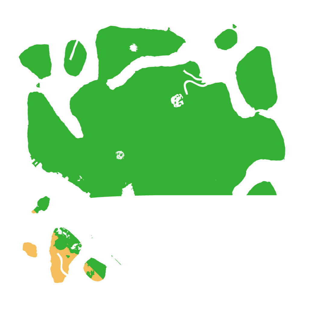 Biome Rust Map: Procedural Map, Size: 3550, Seed: 477310