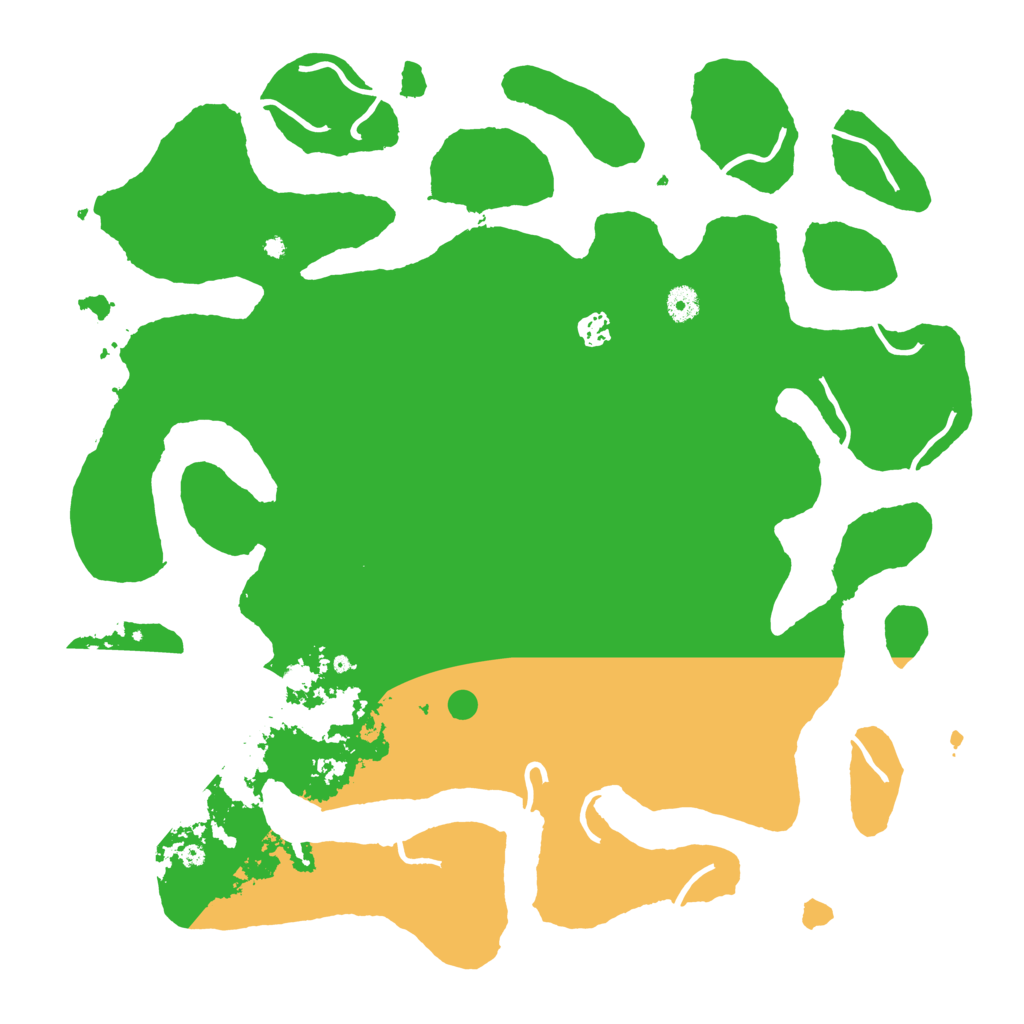 Biome Rust Map: Procedural Map, Size: 4500, Seed: 4611555