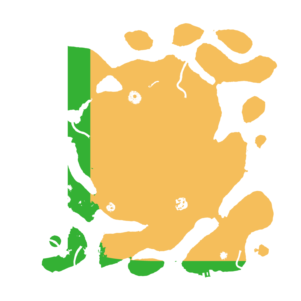 Biome Rust Map: Procedural Map, Size: 3500, Seed: 8994466