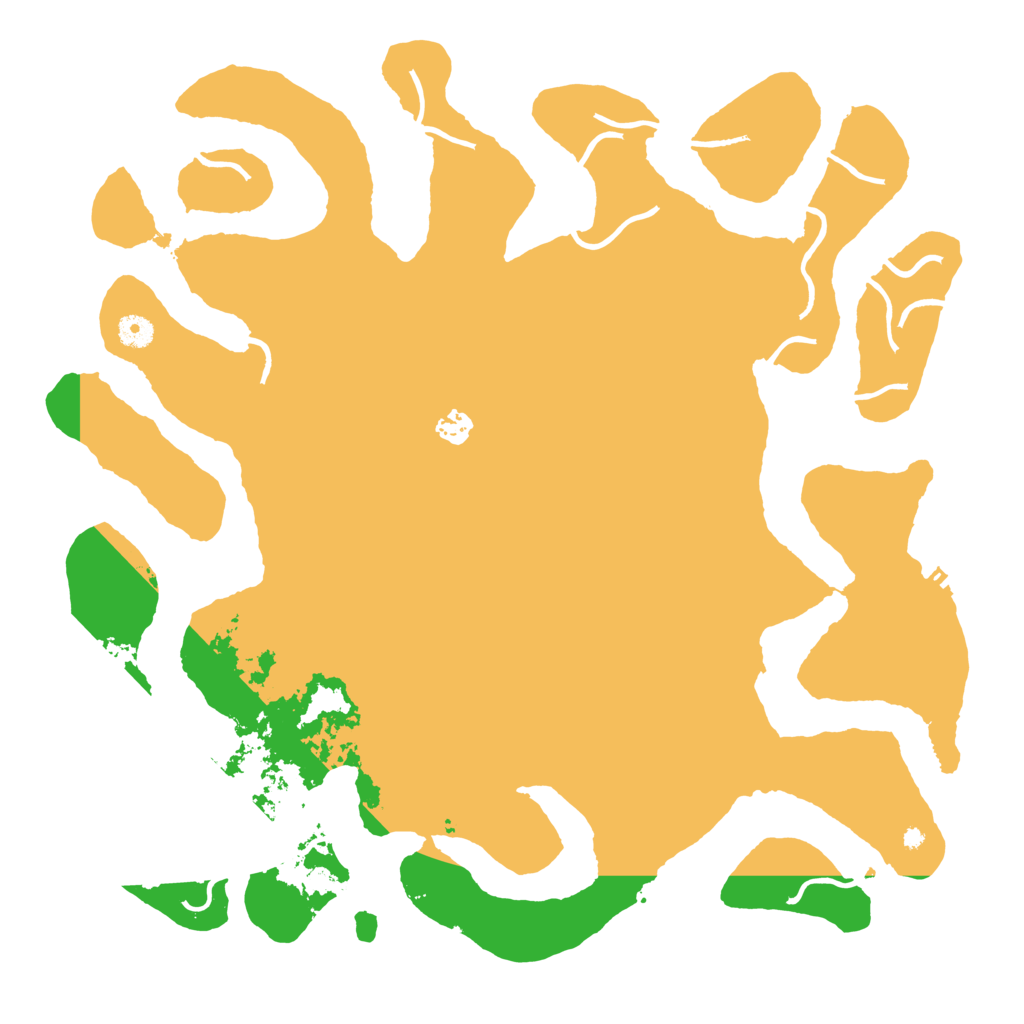 Biome Rust Map: Procedural Map, Size: 4500, Seed: 892145