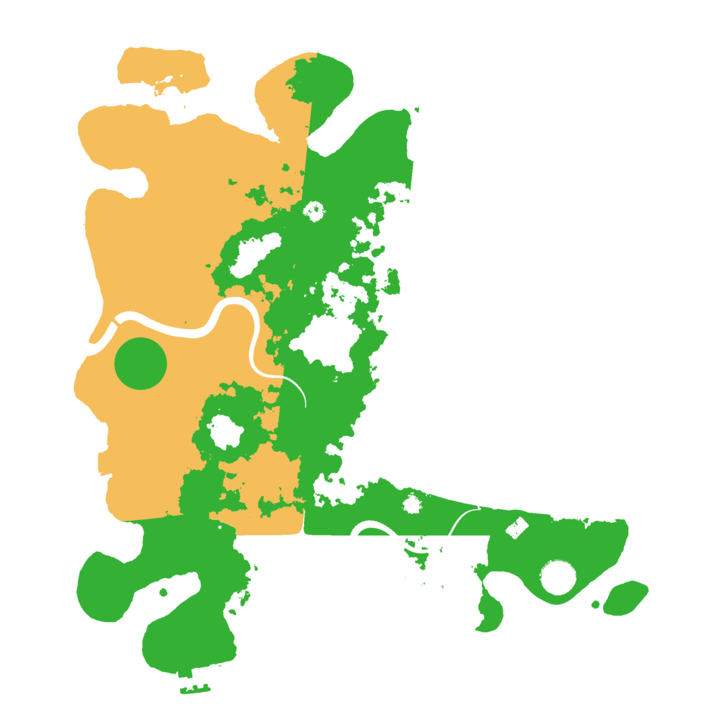 Biome Rust Map: Procedural Map, Size: 3600, Seed: 1795842558