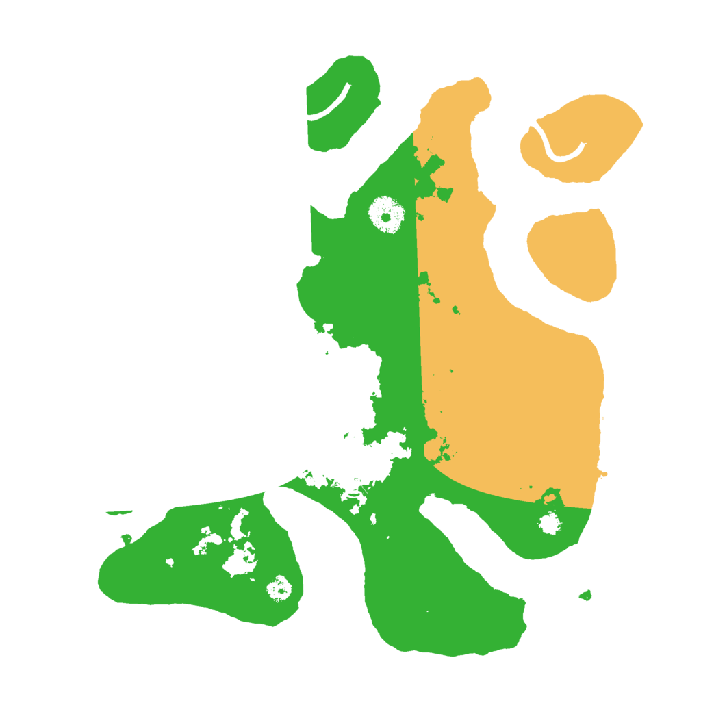 Biome Rust Map: Procedural Map, Size: 3000, Seed: 6766445