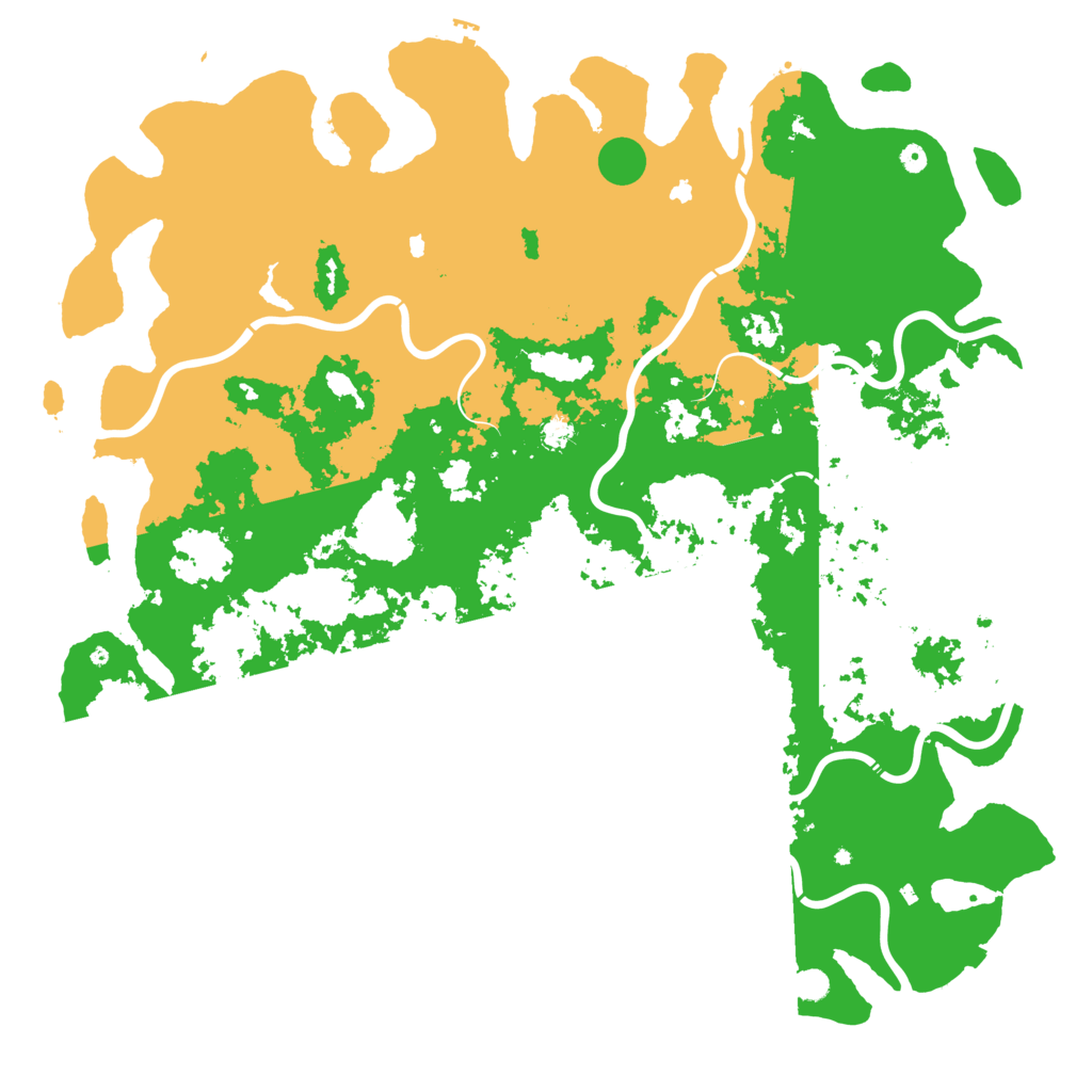 Biome Rust Map: Procedural Map, Size: 6000, Seed: 169536497