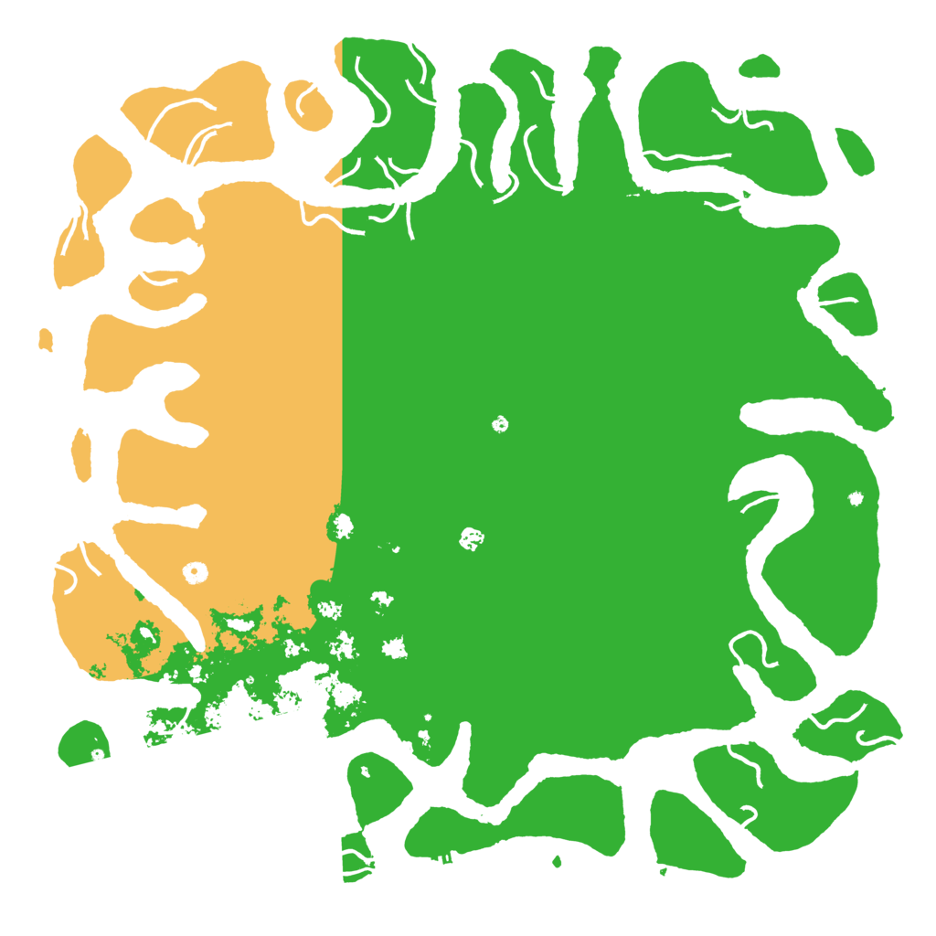 Biome Rust Map: Procedural Map, Size: 6000, Seed: 169536497
