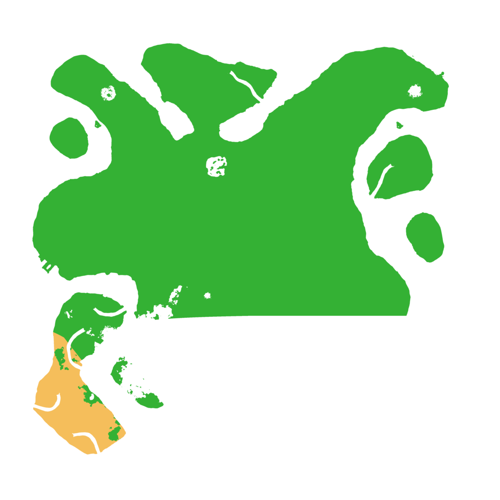 Biome Rust Map: Procedural Map, Size: 3500, Seed: 21194