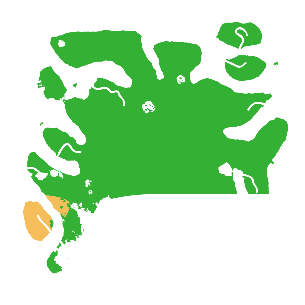 Biome Rust Map: Procedural Map, Size: 3700, Seed: 712372