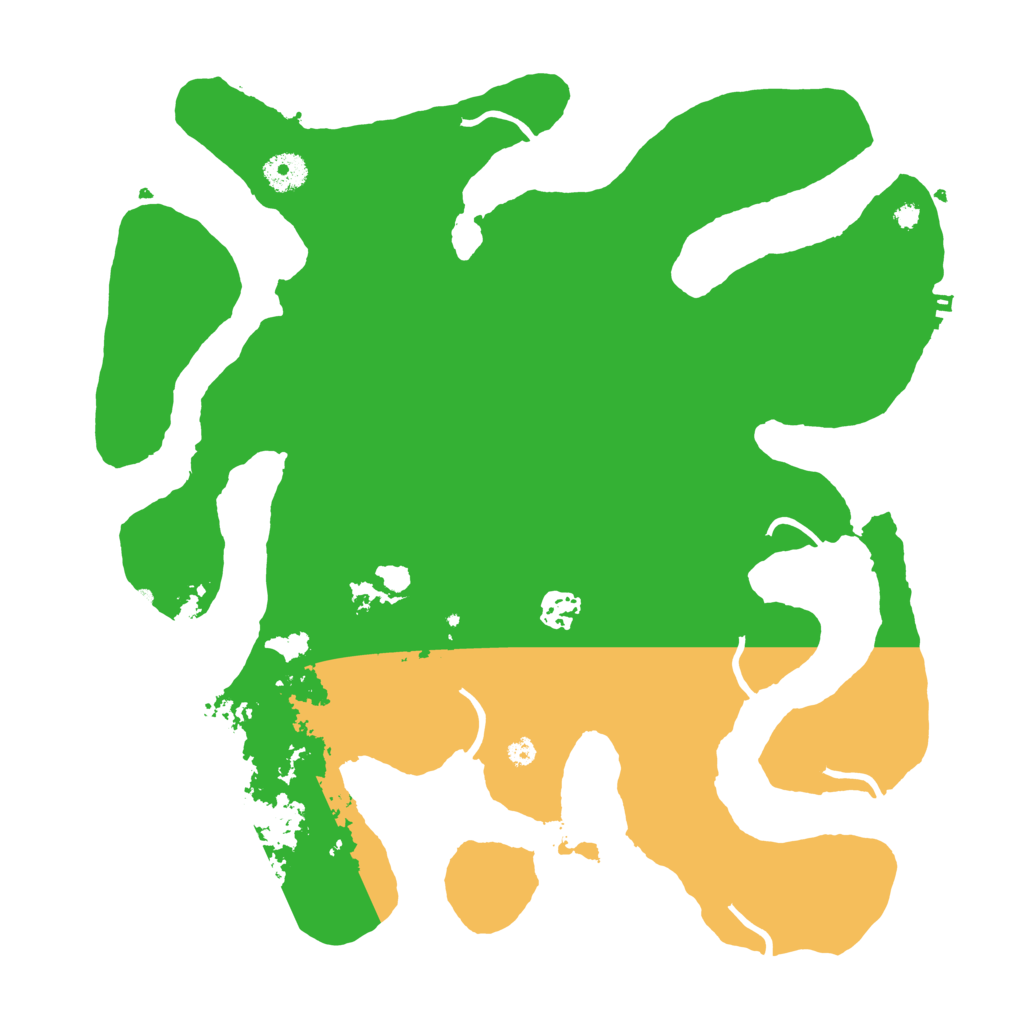 Biome Rust Map: Procedural Map, Size: 3800, Seed: 1572