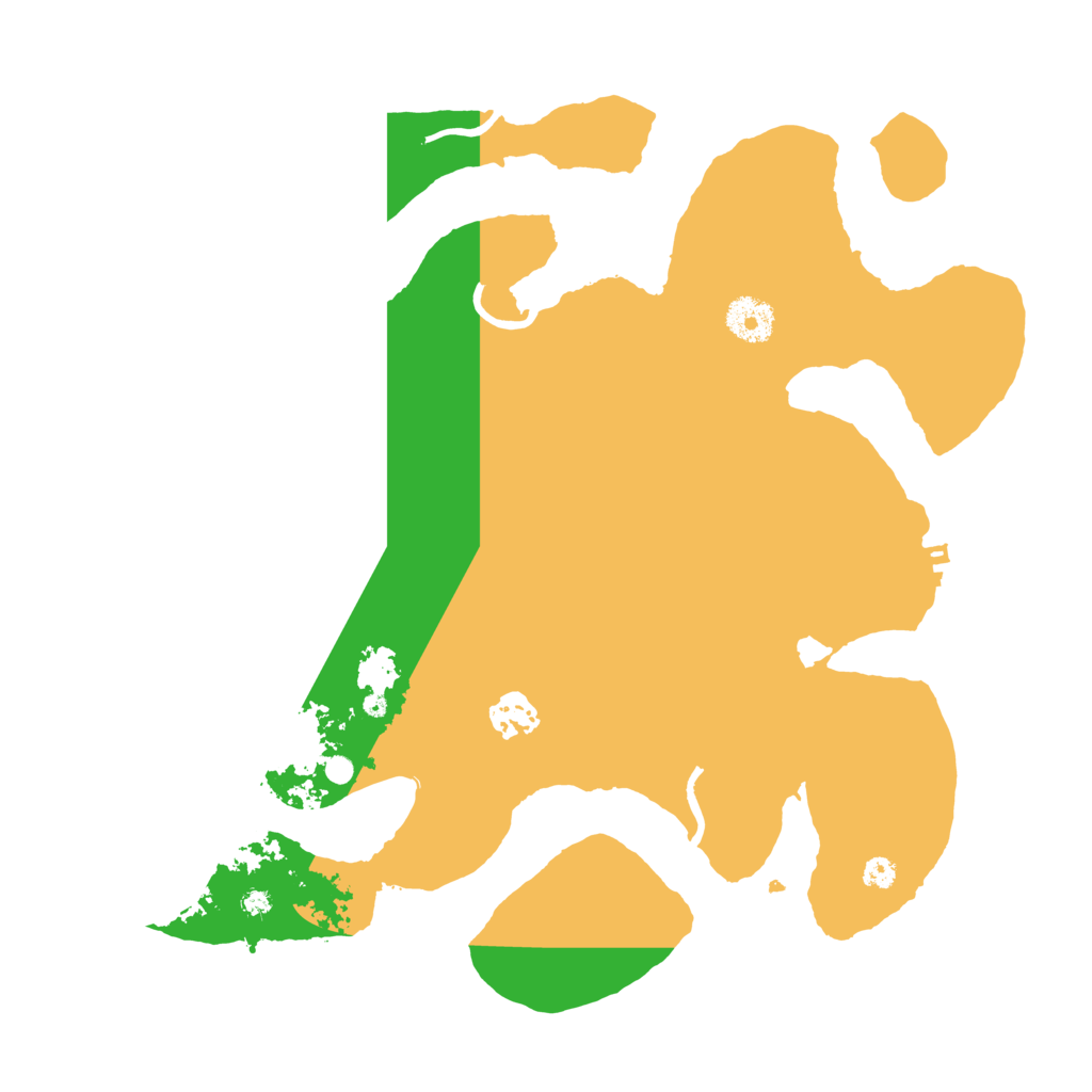 Biome Rust Map: Procedural Map, Size: 3500, Seed: 1560591797