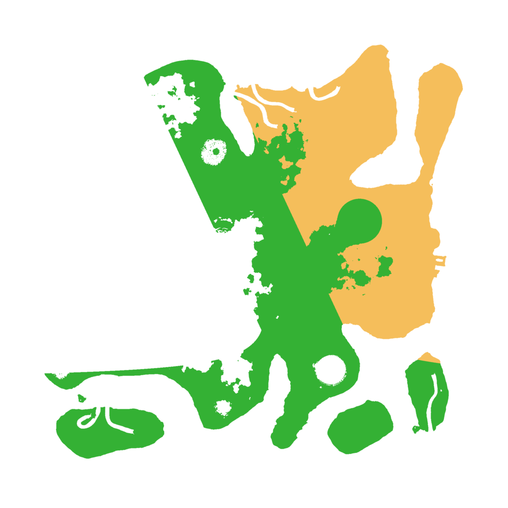 Biome Rust Map: Procedural Map, Size: 3000, Seed: 618141