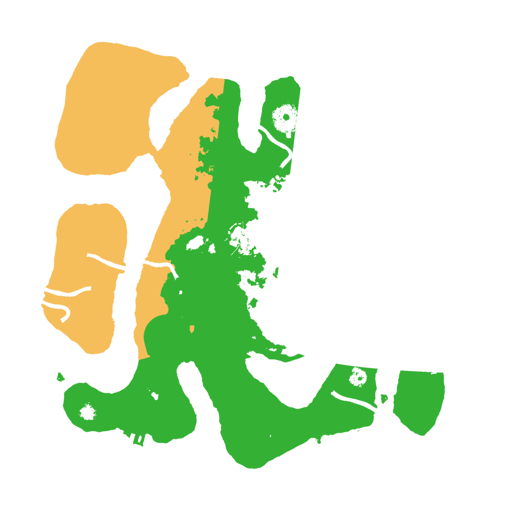 Biome Rust Map: Procedural Map, Size: 3000, Seed: 910595000