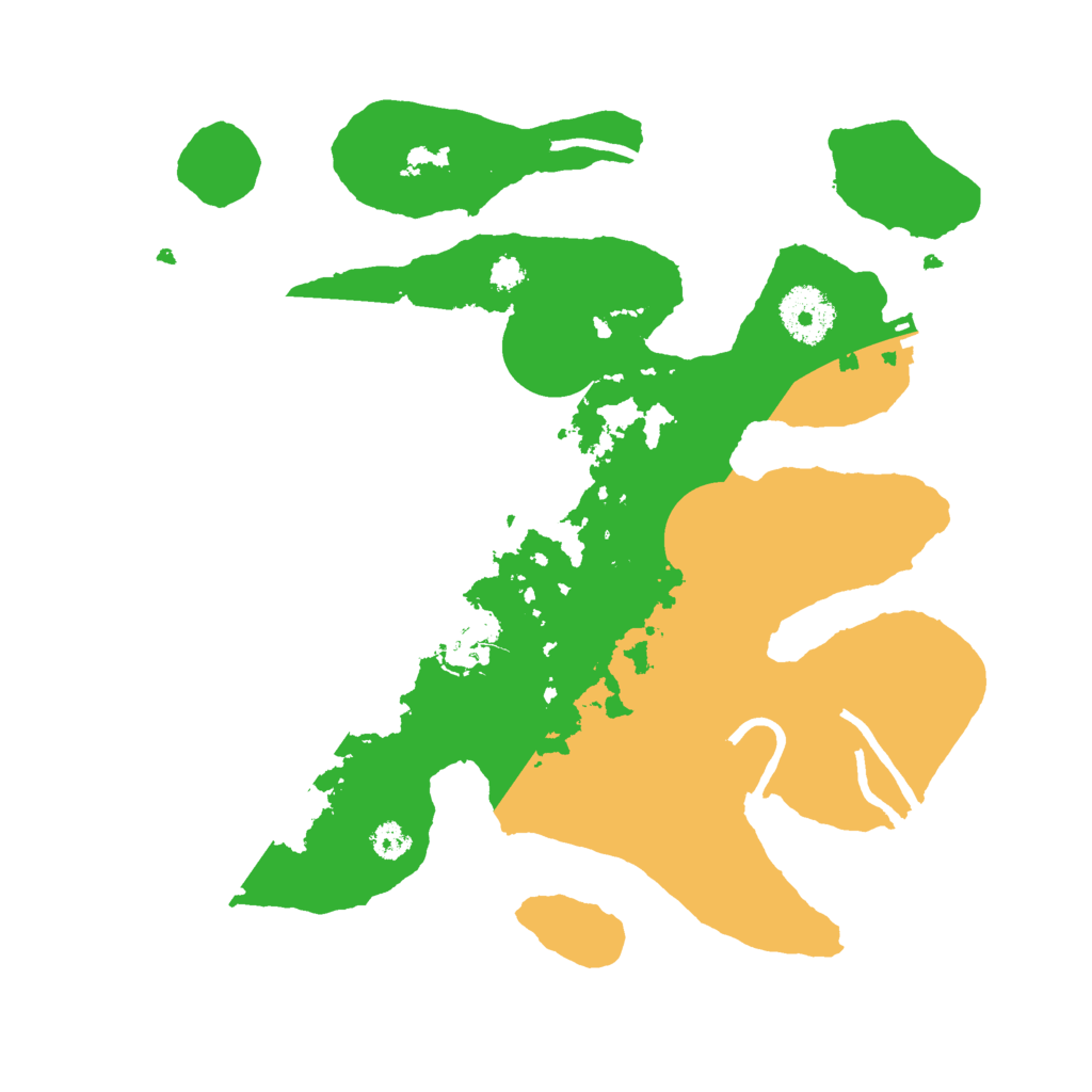 Biome Rust Map: Procedural Map, Size: 3000, Seed: 52285