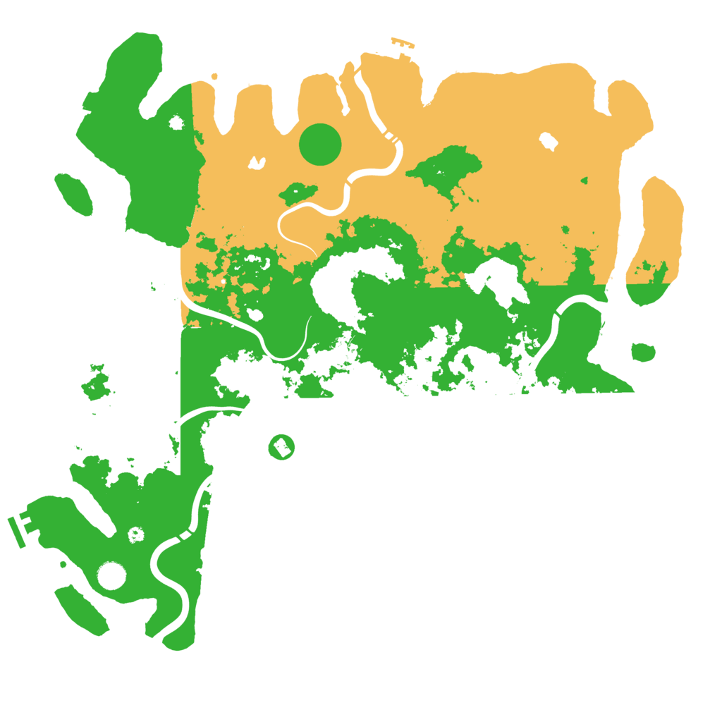 Biome Rust Map: Procedural Map, Size: 4500, Seed: 1833107268