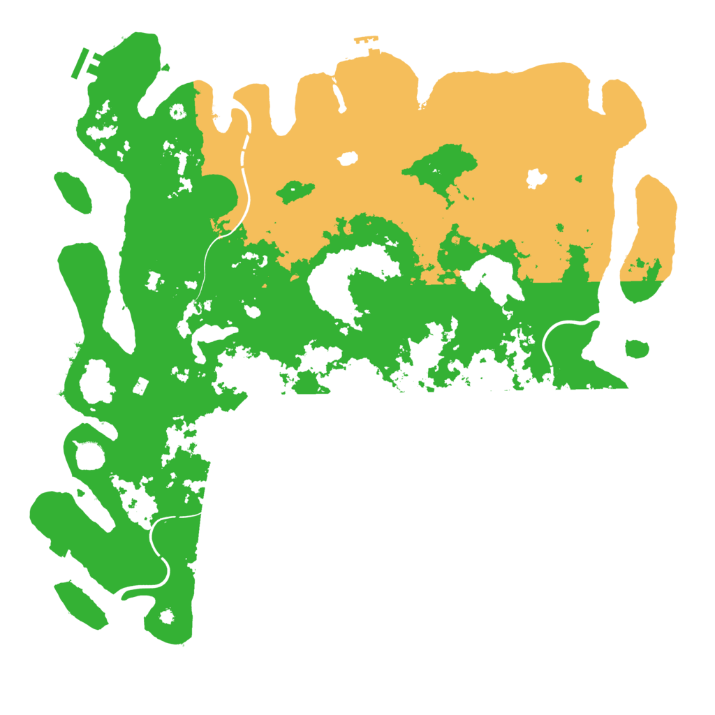 Biome Rust Map: Procedural Map, Size: 4500, Seed: 1833107268