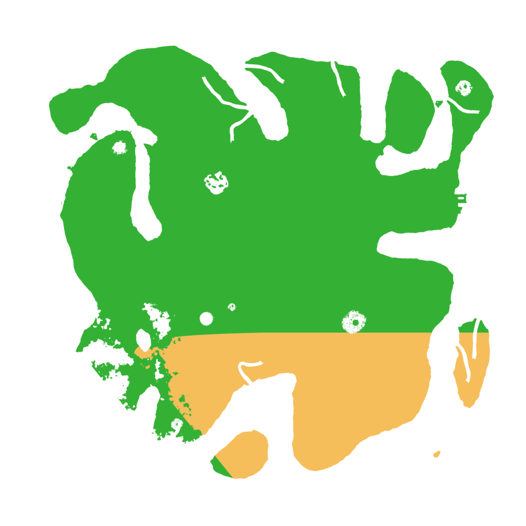 Biome Rust Map: Procedural Map, Size: 3500, Seed: 23689102