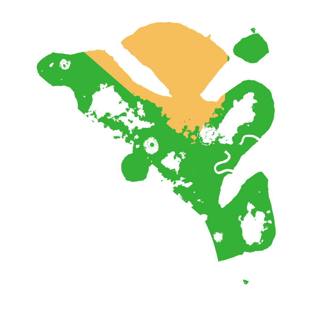 Biome Rust Map: Procedural Map, Size: 3000, Seed: 2434509