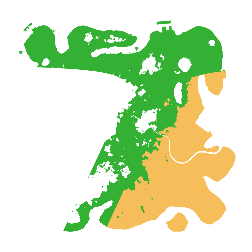 Biome Rust Map: Procedural Map, Size: 3500, Seed: 1464230108