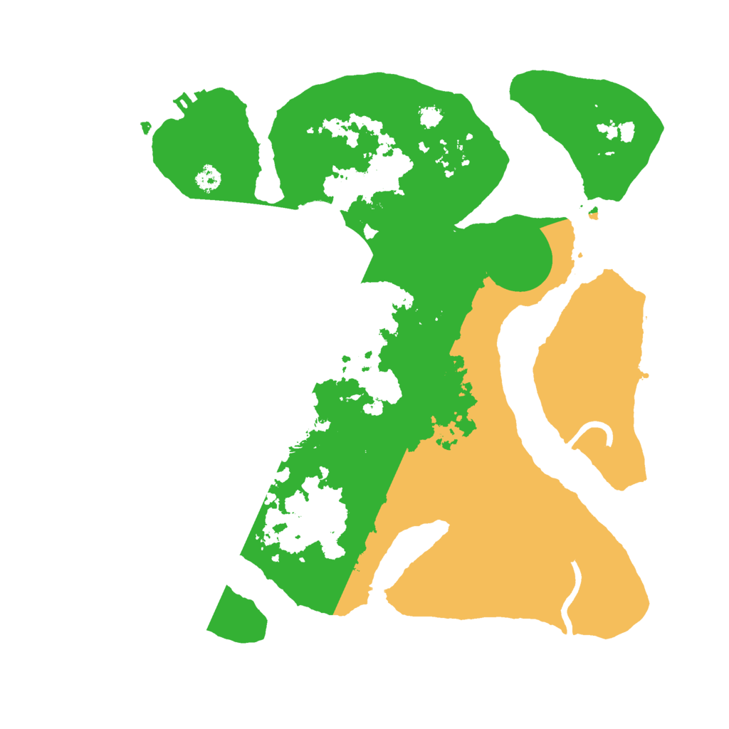 Biome Rust Map: Procedural Map, Size: 3000, Seed: 1951460179