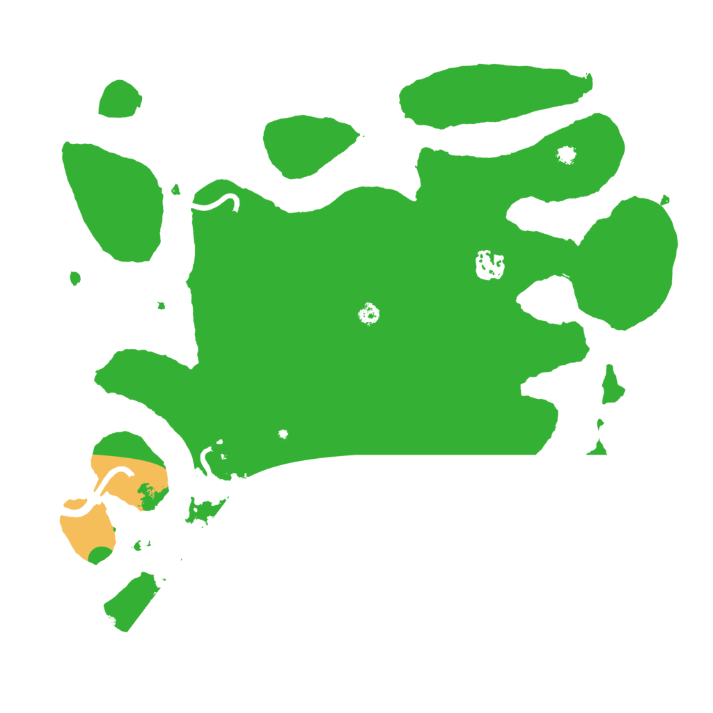 Biome Rust Map: Procedural Map, Size: 3500, Seed: 140122