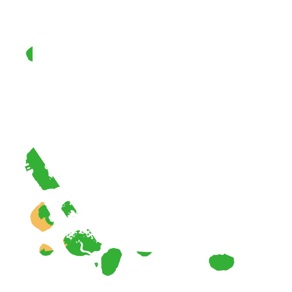 Biome Rust Map: Procedural Map, Size: 3500, Seed: 197012