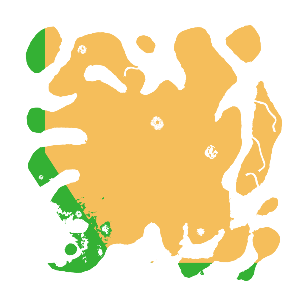 Biome Rust Map: Procedural Map, Size: 3550, Seed: 83302