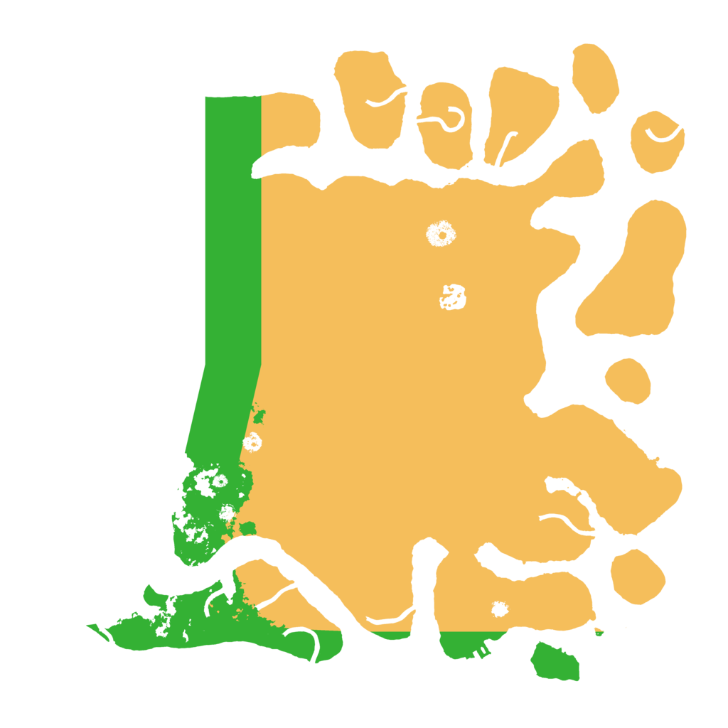 Biome Rust Map: Procedural Map, Size: 4000, Seed: 552610